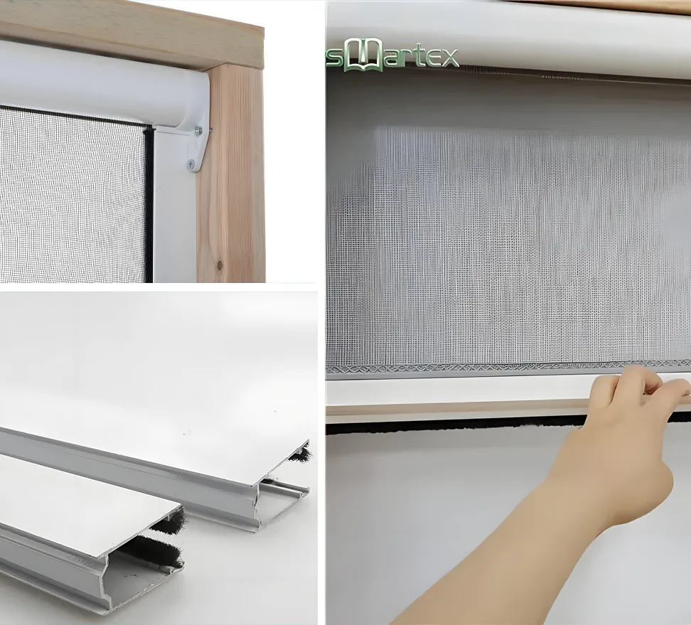 PVC Retractable Screen Window