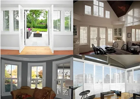 Chinese Supplier Faux Wood Cafe Style Shutters