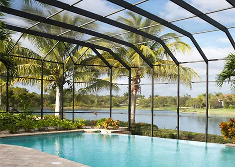 Pool Enclosure Tuff Screen