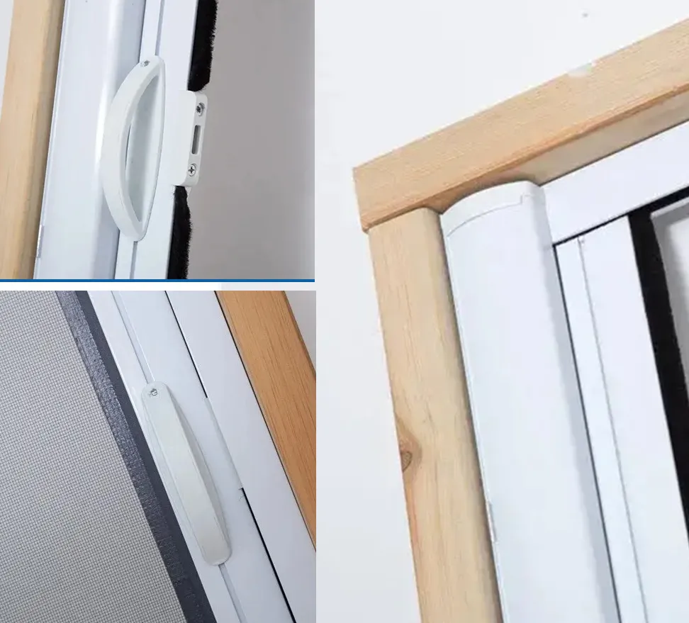 Roll Up Mosquito Screen Door