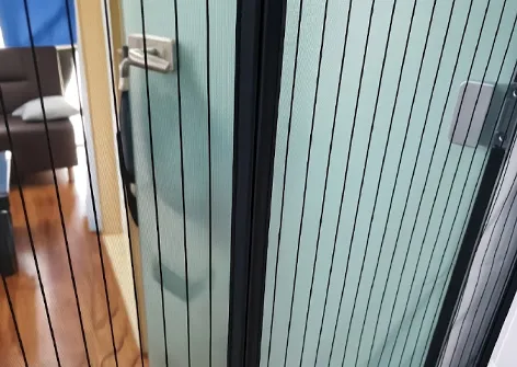 Magnet Reinforced Screen Door Curtain