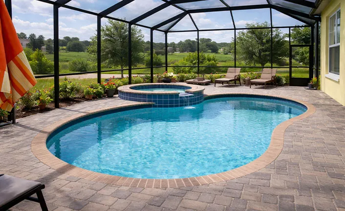 Pool Enclosure Tuff Screen