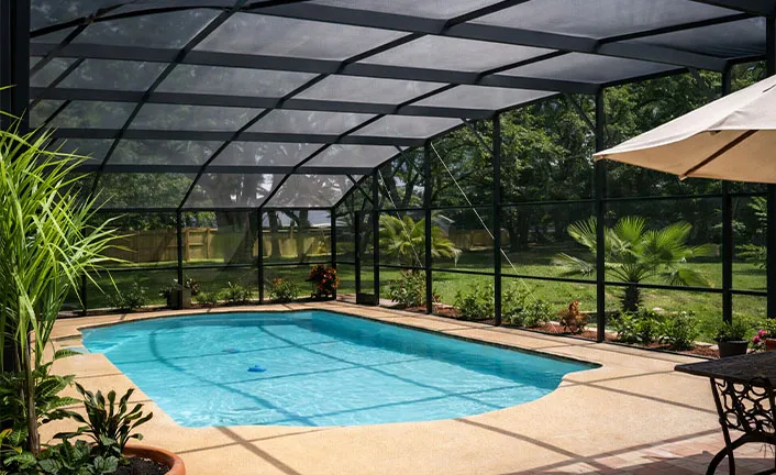 Pool Enclosure Tuff Screen