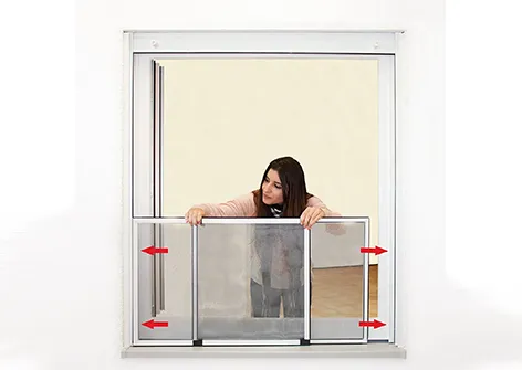 Adjustable Aluminum Sliding Insect Screen Window
