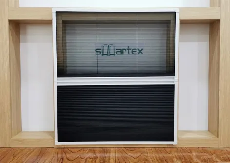 Adjustable Pleated Insect Screen Window