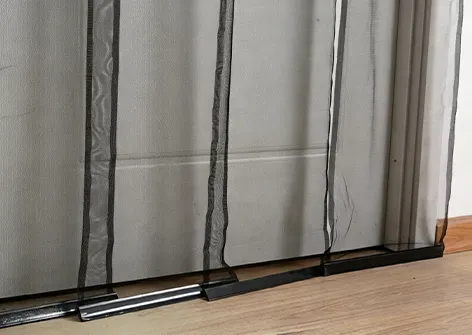 DIY Magnetic Insect Screen Door CurtainDIY