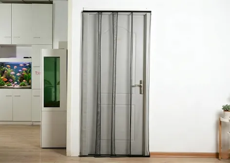 DIY Magnetic Insect Screen Door Curtain
