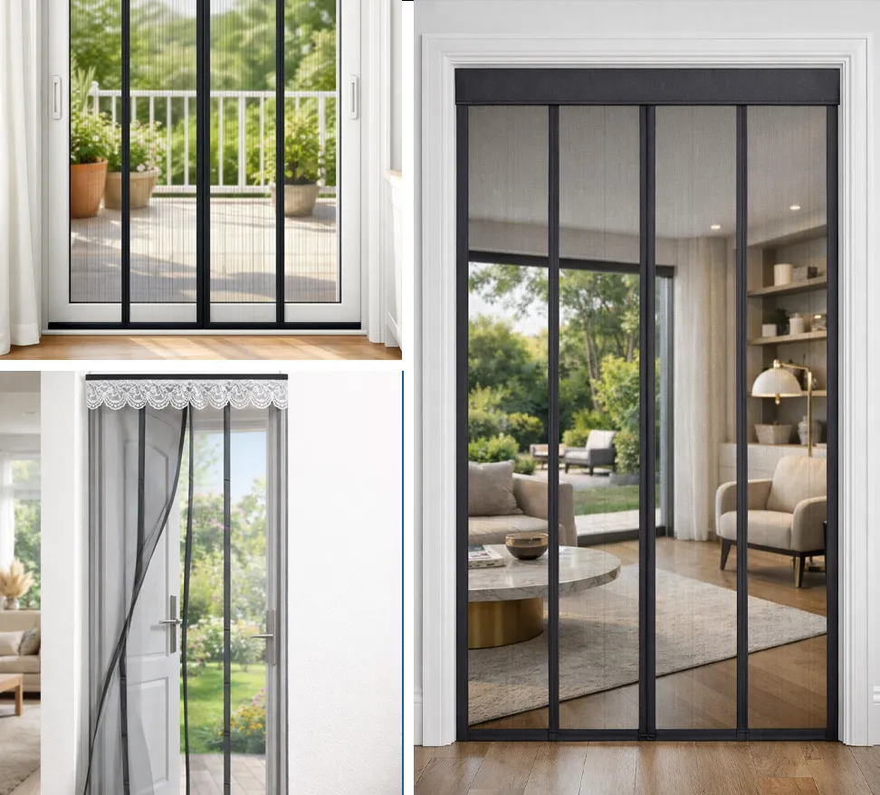 DIY Magnetic Insect Screen Door CurtainDIY