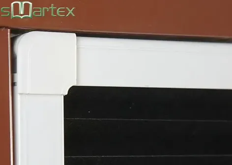 Dual-Function Pleated Screen Window