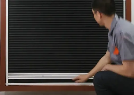 Dual-Function Retractable Pleated Window Screen