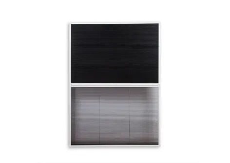 Dual-Function Pleated Screen Window
