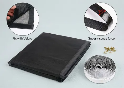 Easy-Install Polyester Magnetic Door Net