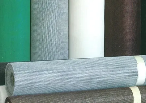 PVC Coated Fiberglass Window Screen Mesh