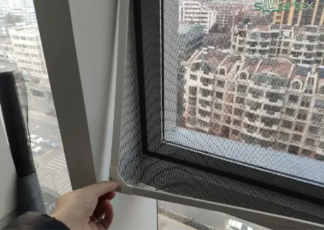 Invisible Magnetic Flywire Screen Window