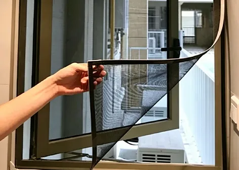 Invisible Magnetic Flywire Screen Window