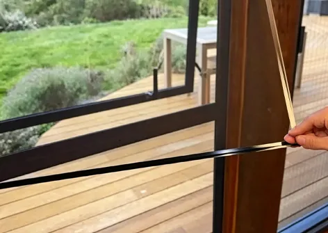 Invisible Magnetic Flywire Screen Window