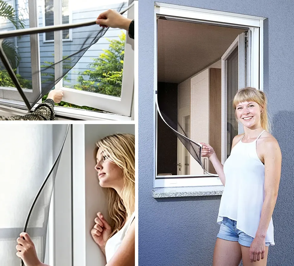 Lift-Up Magnetic Window Screen