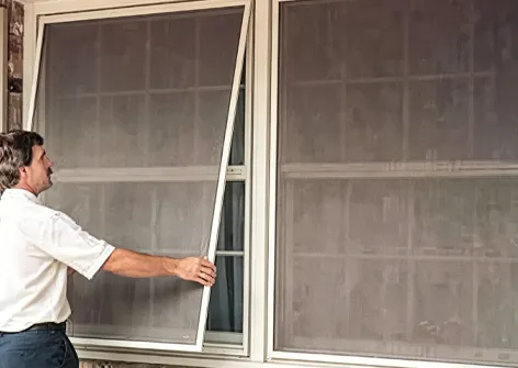 No-Drill Fixed Frame Window Screen