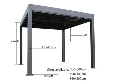 Outdoor Pergola with Zip Blinds