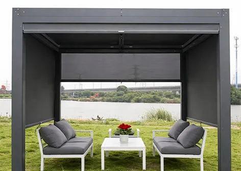 Outdoor Pergola with Zip Blinds
