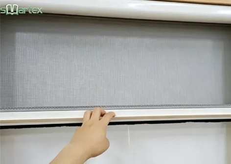 PVC Cassette Roll-Up Screen Window