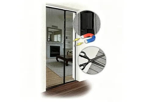 Patio Magnetic Mosquito Screen Door