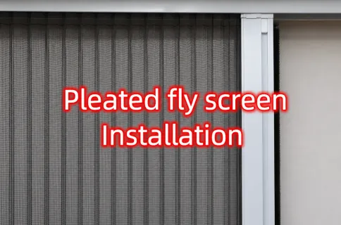 Pleated Fly Screen Installation Guide | Recess Fit