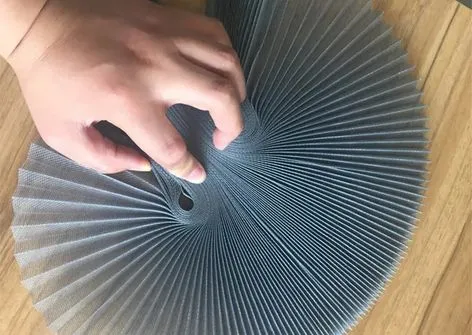 Pleated Insect Screen Mesh