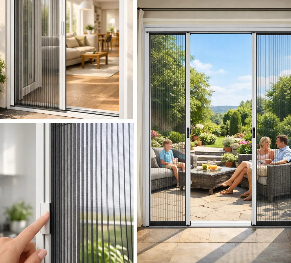Plisse Screen Door2