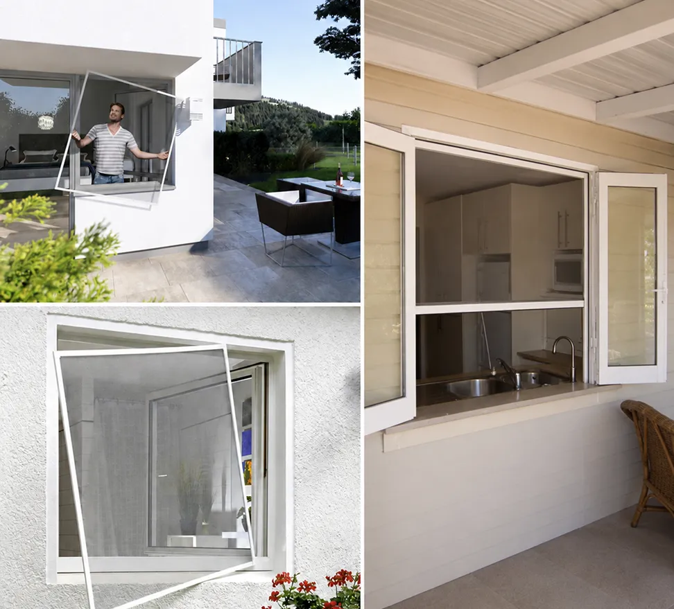 Aluminum Frame Insect Screen Window Kit (SMT-W-002)