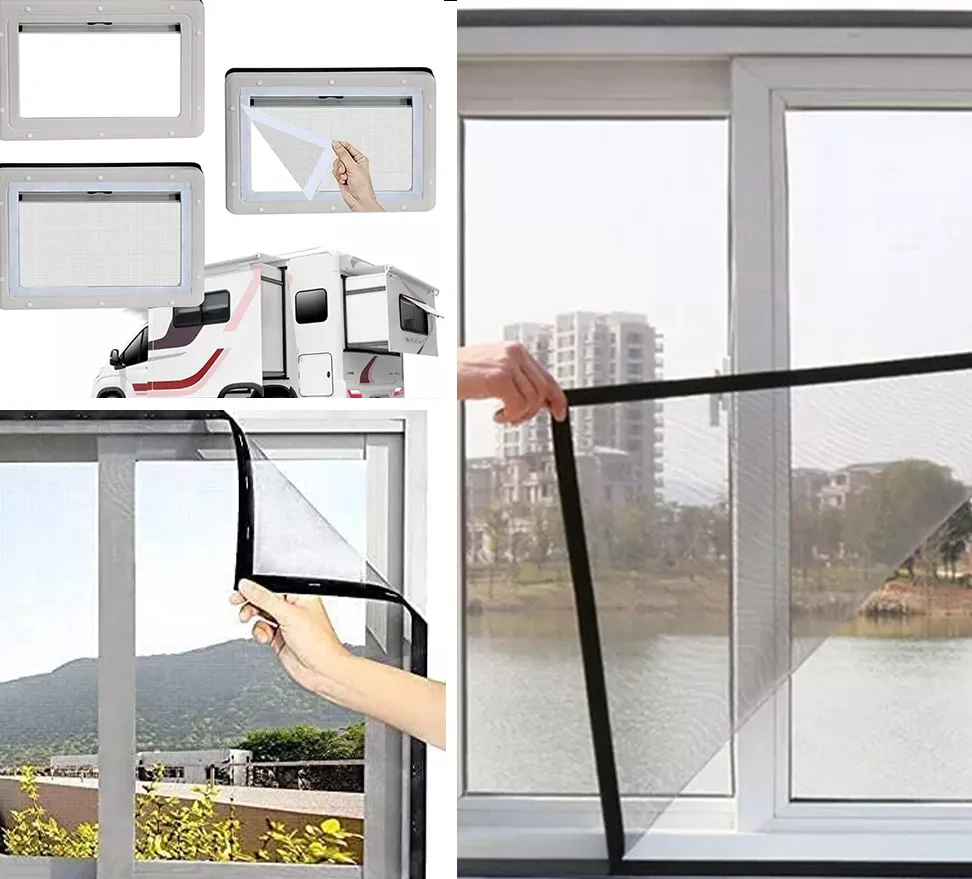 Self-cut Window Screen Fiberglass Mesh