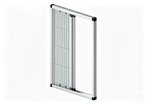 Smooth & Quiet Plisse Screen Door