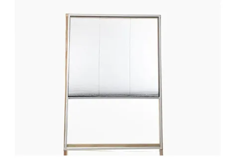Space-Saving Pleated Screen Window