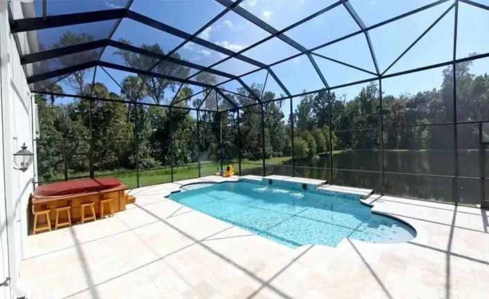 Heavy-Duty Fiberglass Pool Screen