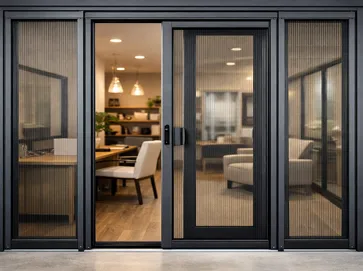 Roll Up Mosquito Screen Door