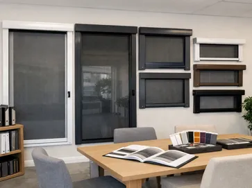 Roll Up Mosquito Screen Door