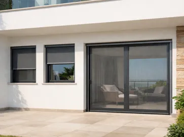 Roll Up Mosquito Screen Door