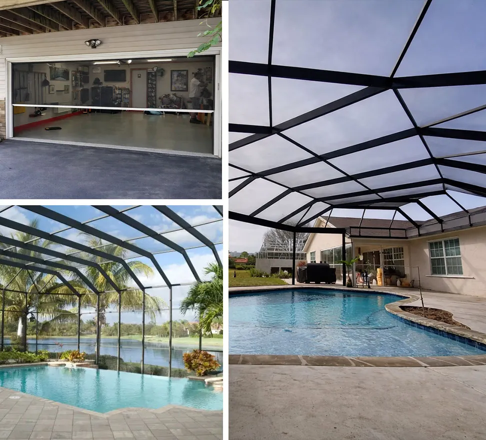 Pool Patio Screening Enclosure