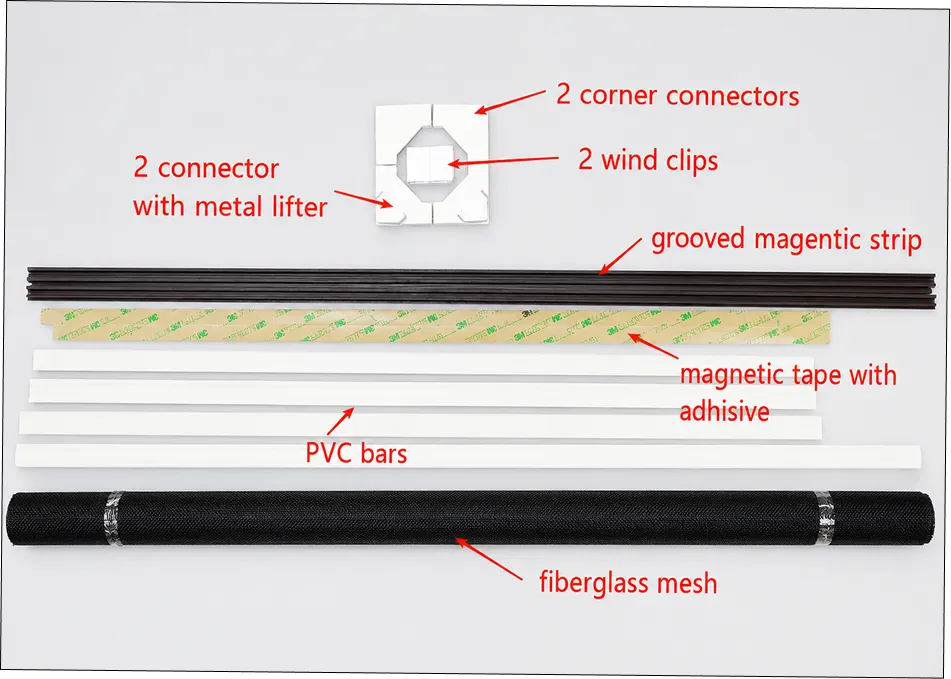 DIY Magnetic Insect Screen Window