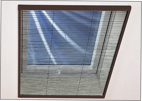 Pleated Screen Window