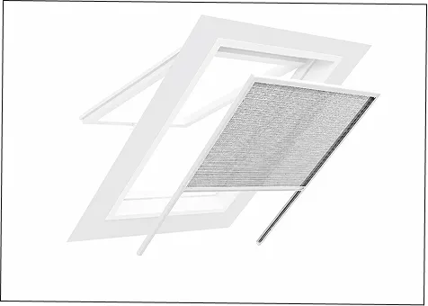 Pleated Screen Window
