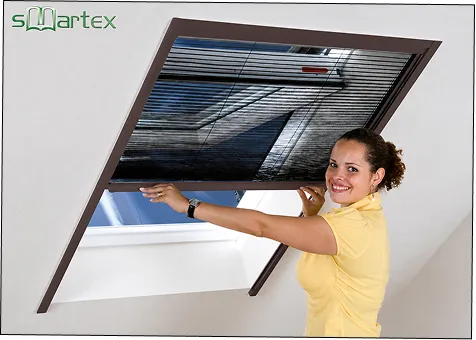 Pleated Screen Window