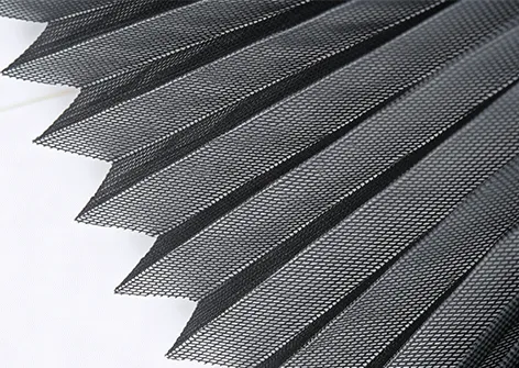 Polyester-Plissee-Netzgewebe